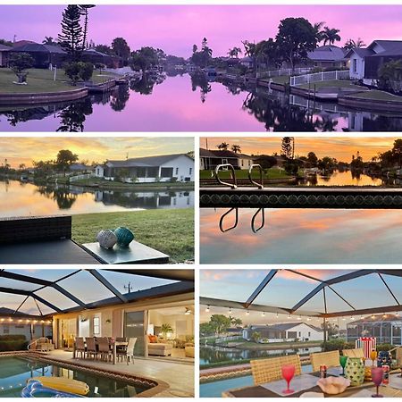Serenity Waterfront Villa With King Suite, Private Pool, Great Lanai Enclosure And Long Water Views Cape Coral Kültér fotó
